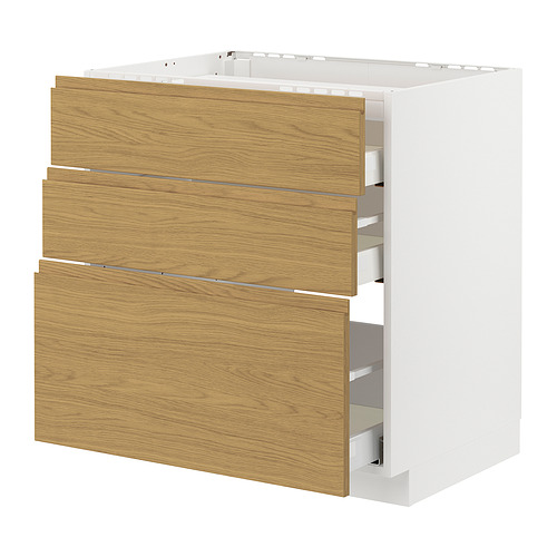 METOD/MAXIMERA põrandakapp pliid., 3 esip./3 saht.