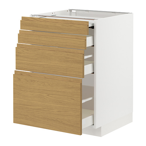 METOD/MAXIMERA põr.kapp väljat. tööpind/3 sahtlit