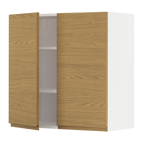 METOD seinakapp riiulite/2 uksega