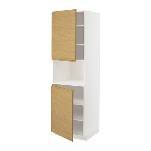 METOD 2 ukse/riiuliga kõrge kapp mikr-ahj