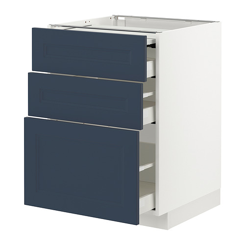 METOD/MAXIMERA põr.kapp väljat. tööpind/3 sahtlit