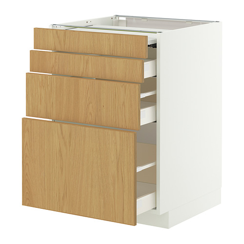 METOD/MAXIMERA, bc w pull-out work surface/3drw