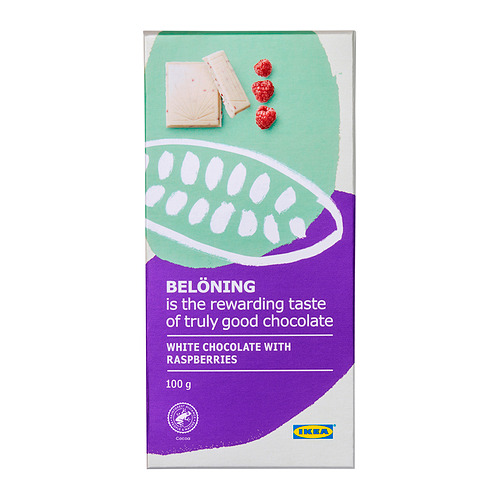 BELÖNING шоколад белый