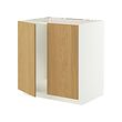 METOD base cabinet for sink + 2 doors