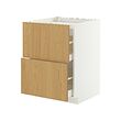 METOD/MAXIMERA base cab f hob/2 fronts/2 drawers