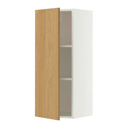 METOD, sieninė spintelė su lentynomis