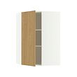 METOD corner wall cabinet with shelves