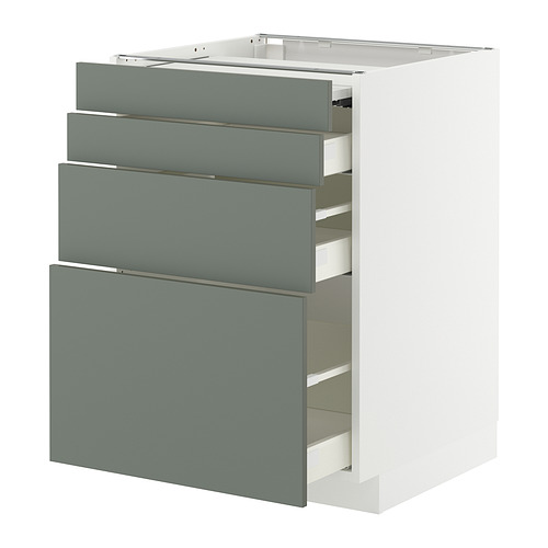 METOD/MAXIMERA põr.kapp väljat. tööpind/3 sahtlit