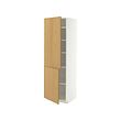 METOD high cabinet with shelves/2 doors