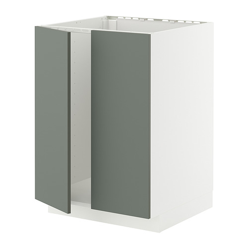 METOD напольный шкаф для мойки+2 двери