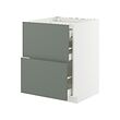METOD/MAXIMERA base cab f hob/2 fronts/3 drawers