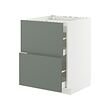 METOD/MAXIMERA base cab f hob/2 fronts/2 drawers