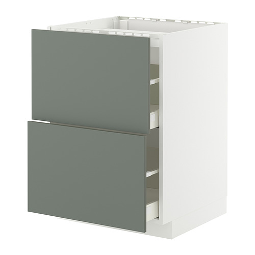 METOD/MAXIMERA base cab f hob/2 fronts/2 drawers