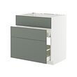 METOD/MAXIMERA base cab f sink+3 fronts/2 drawers
