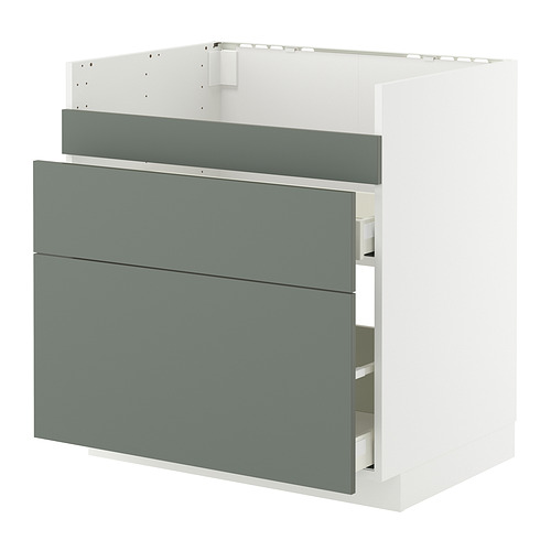 METOD/MAXIMERA напол шк д/мойки ХАВСЕН/3фасада/2ящ