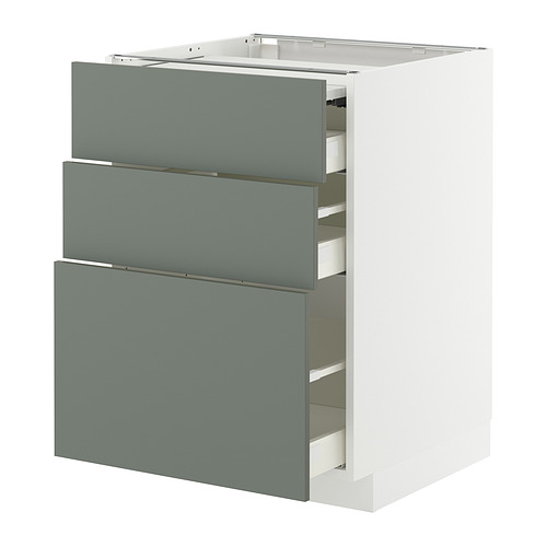 METOD/MAXIMERA põr.kapp väljat. tööpind/3 sahtlit