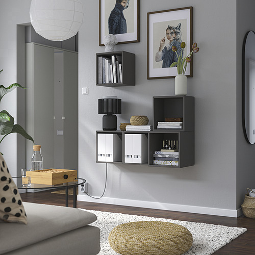 EKET, wall-mounted cabinet combination