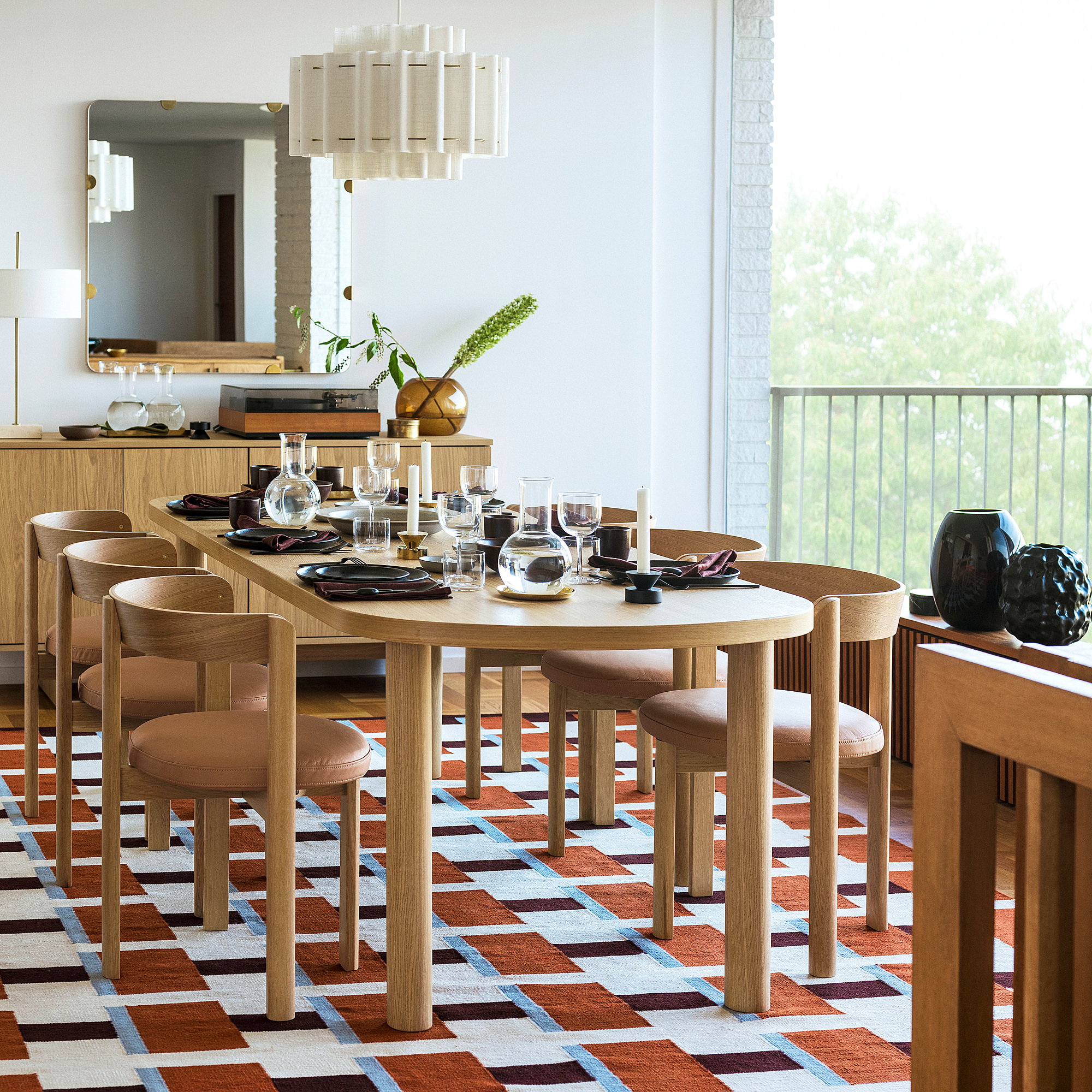 STOCKHOLM 2025 chair oak/leather | IKEA Latvija