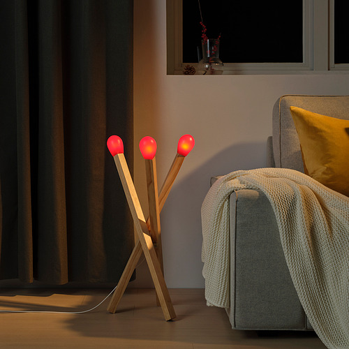 STRÅLA, LED floor lamp