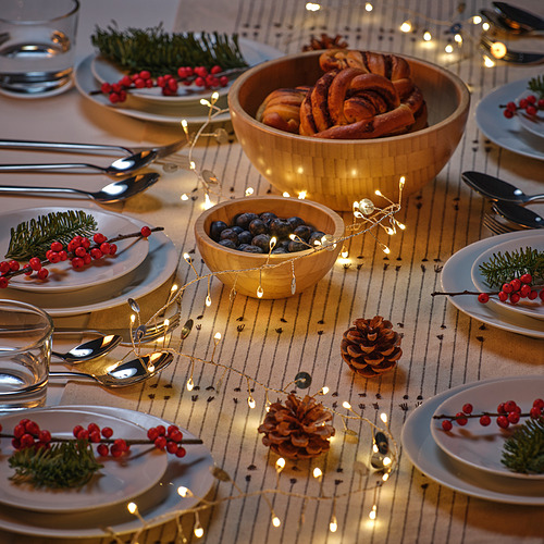 STRÅLA, LED lighting chain with 80 lights