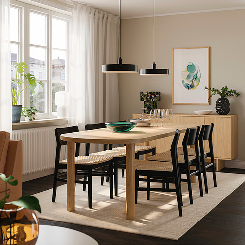 STOCKHOLM 2025/SKANSNÄS, stalas ir 6 kėdės