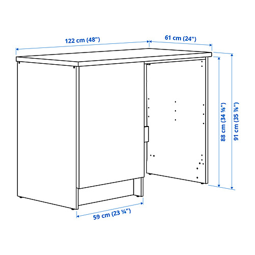 KNOXHULT ukse ja nišiga põrandakapp