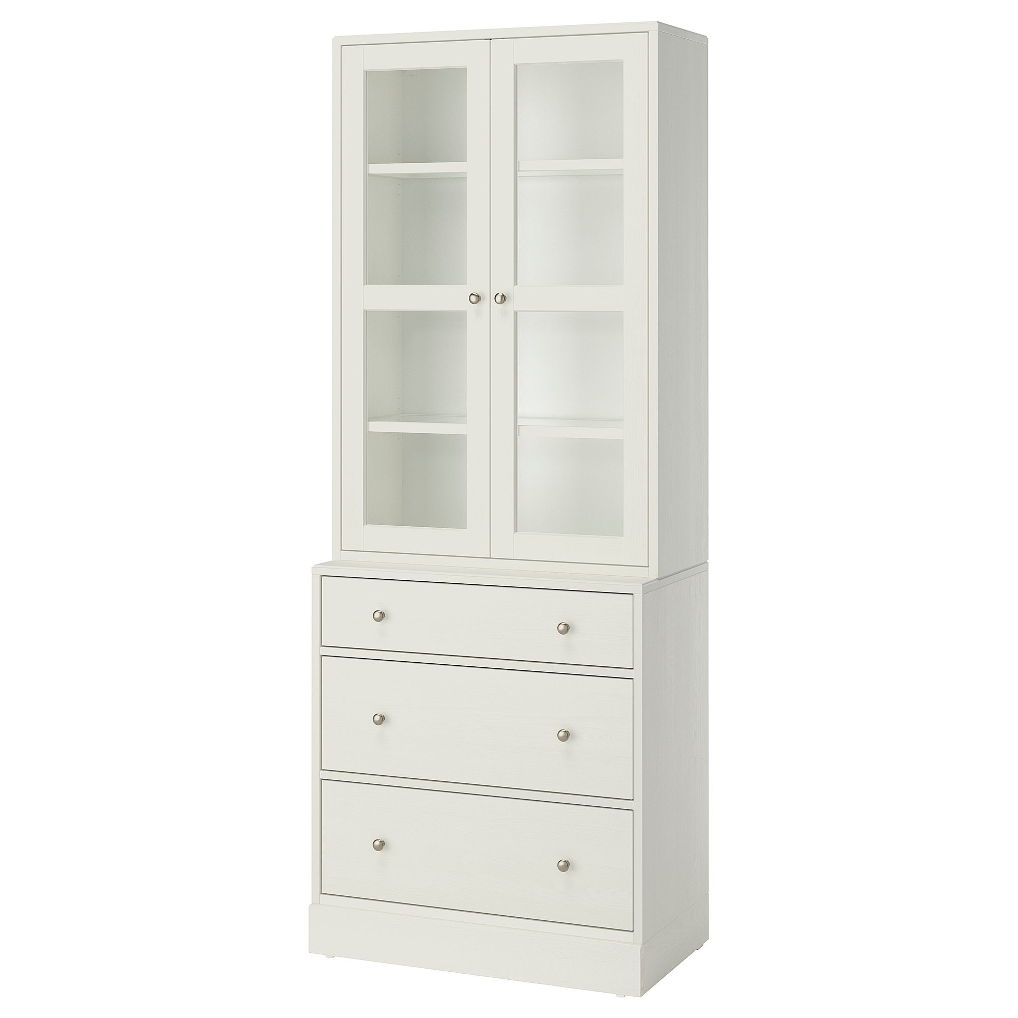 IKEA　HJORSTA HAVSTA storage combination w glass-doors white | IKEA Eesti