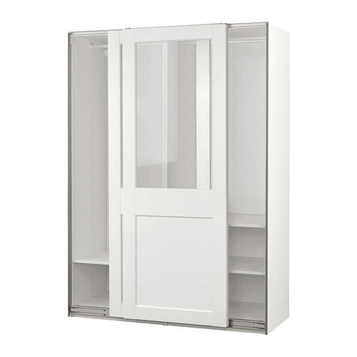 PAX/GRIMO wardrobe with sliding doors