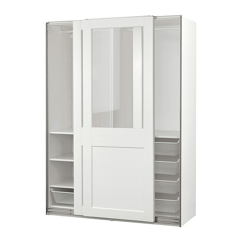 PAX/GRIMO wardrobe with sliding doors
