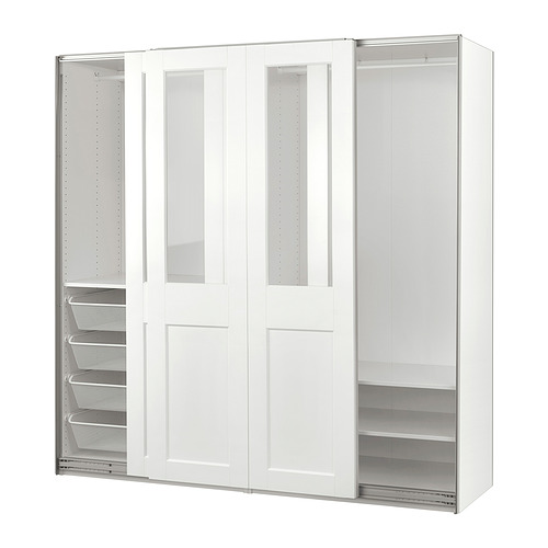PAX/GRIMO wardrobe with sliding doors