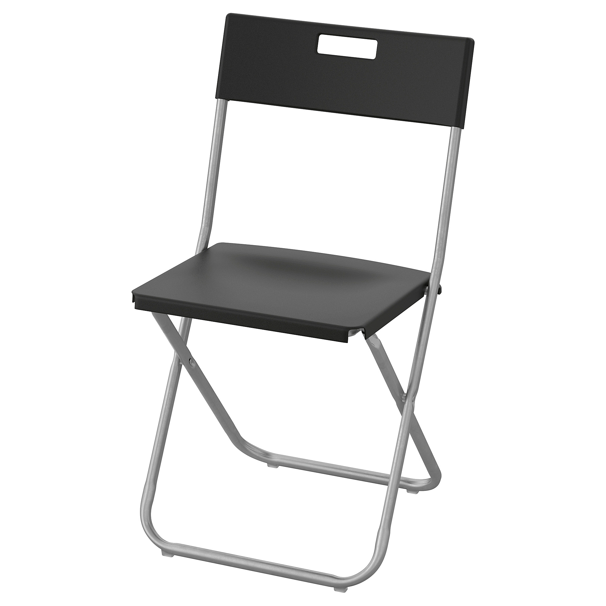GUNDE folding chair black IKEA Eesti - Main Image