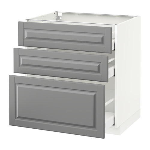 METOD/MAXIMERA base cabinet with 3 drawers