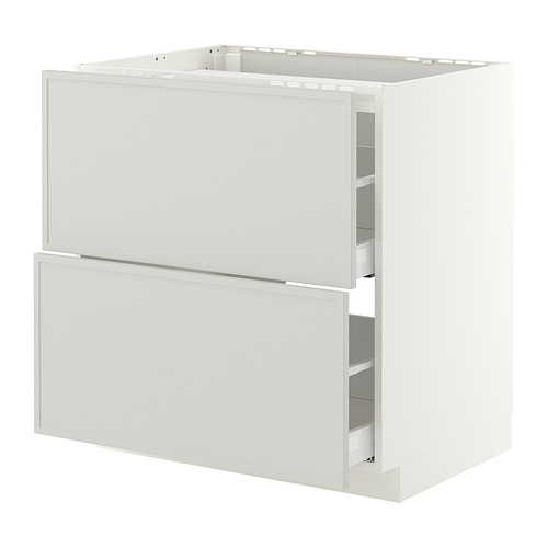 METOD/MAXIMERA, base cab f hob/2 fronts/2 drawers
