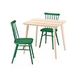 HÖGVED/LISABO table and 2 chairs