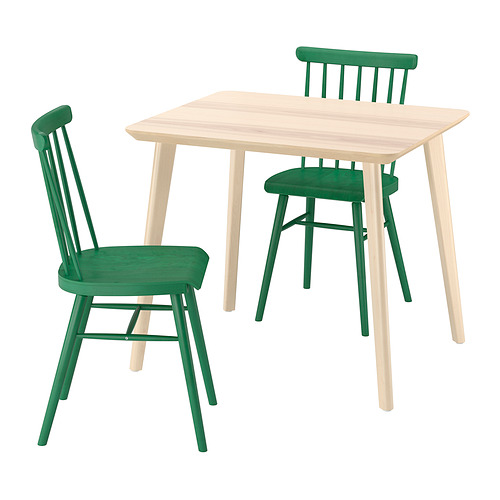 HÖGVED/LISABO, table and 2 chairs