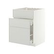 METOD/MAXIMERA base cab f sink+3 fronts/2 drawers