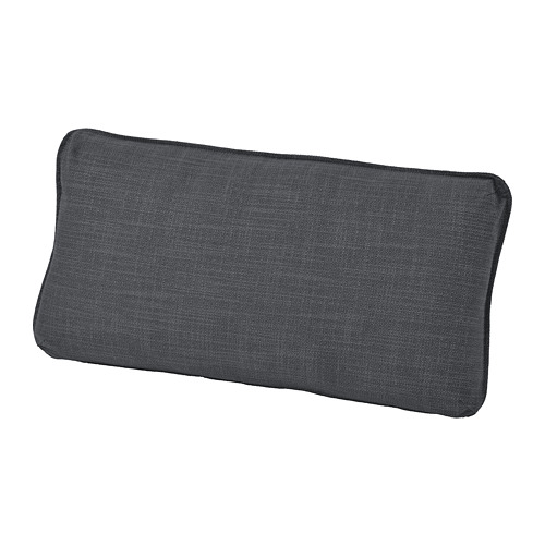 VALLENTUNA back cushion Hillared dark grey 81x46 cm IKEA Latvija