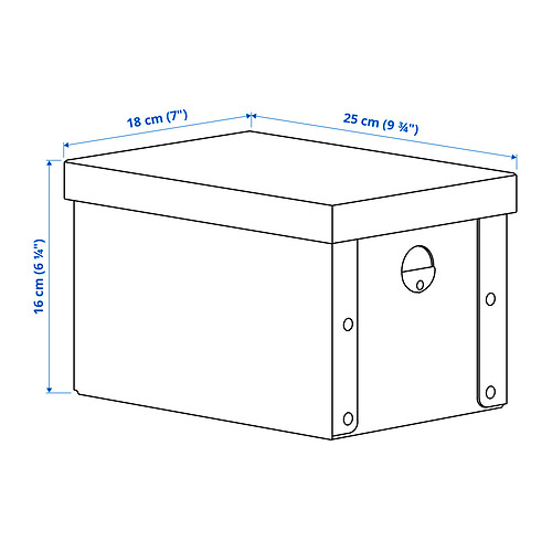 GÄRDESGÅRD storage box with lid