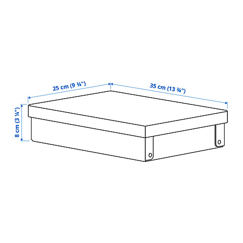 GÄRDESGÅRD storage box with lid