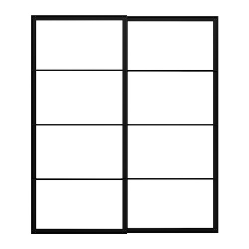 PAX рама д/раздв дврц, с направл, 2 шт