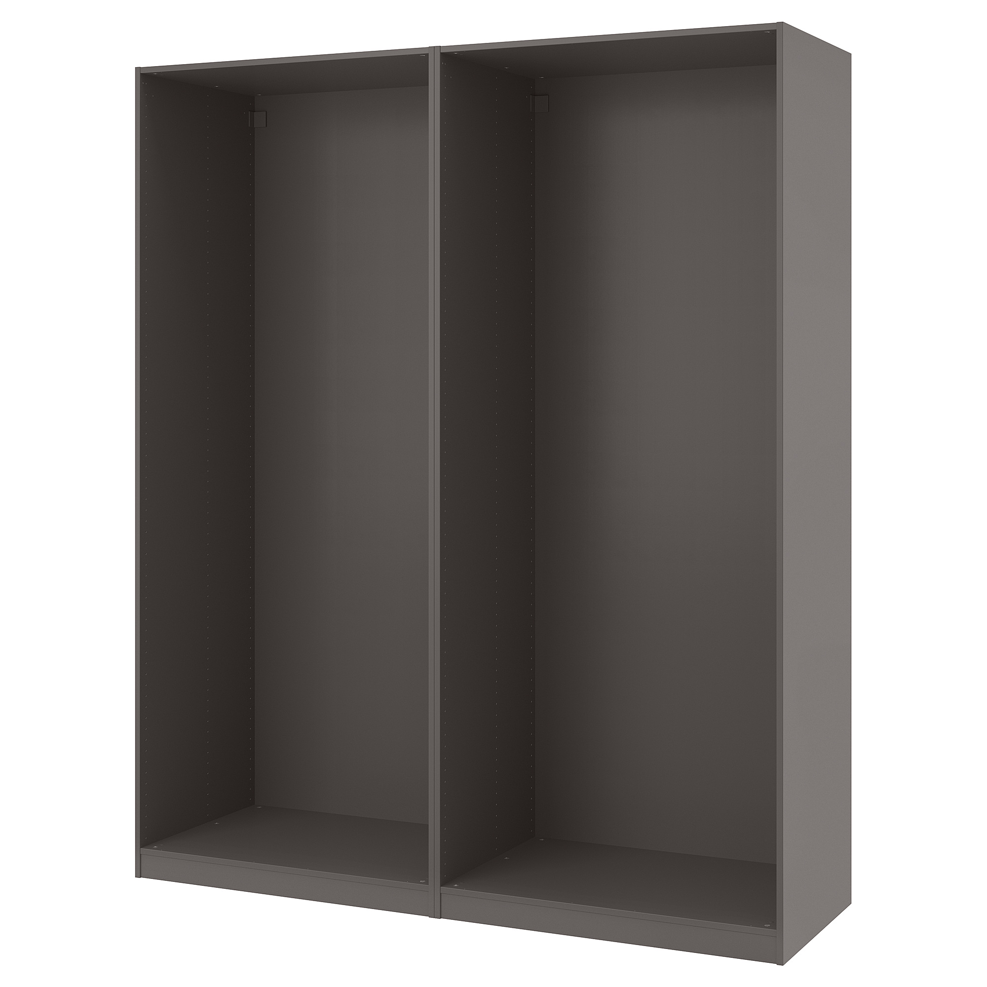 PAX 2 wardrobe frames dark grey 200x58x236 cm IKEA Eesti