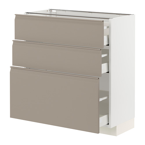 METOD/MAXIMERA, grindinė spintelė su 3 stalčiais