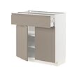 METOD/MAXIMERA base cabinet with drawer/2 doors