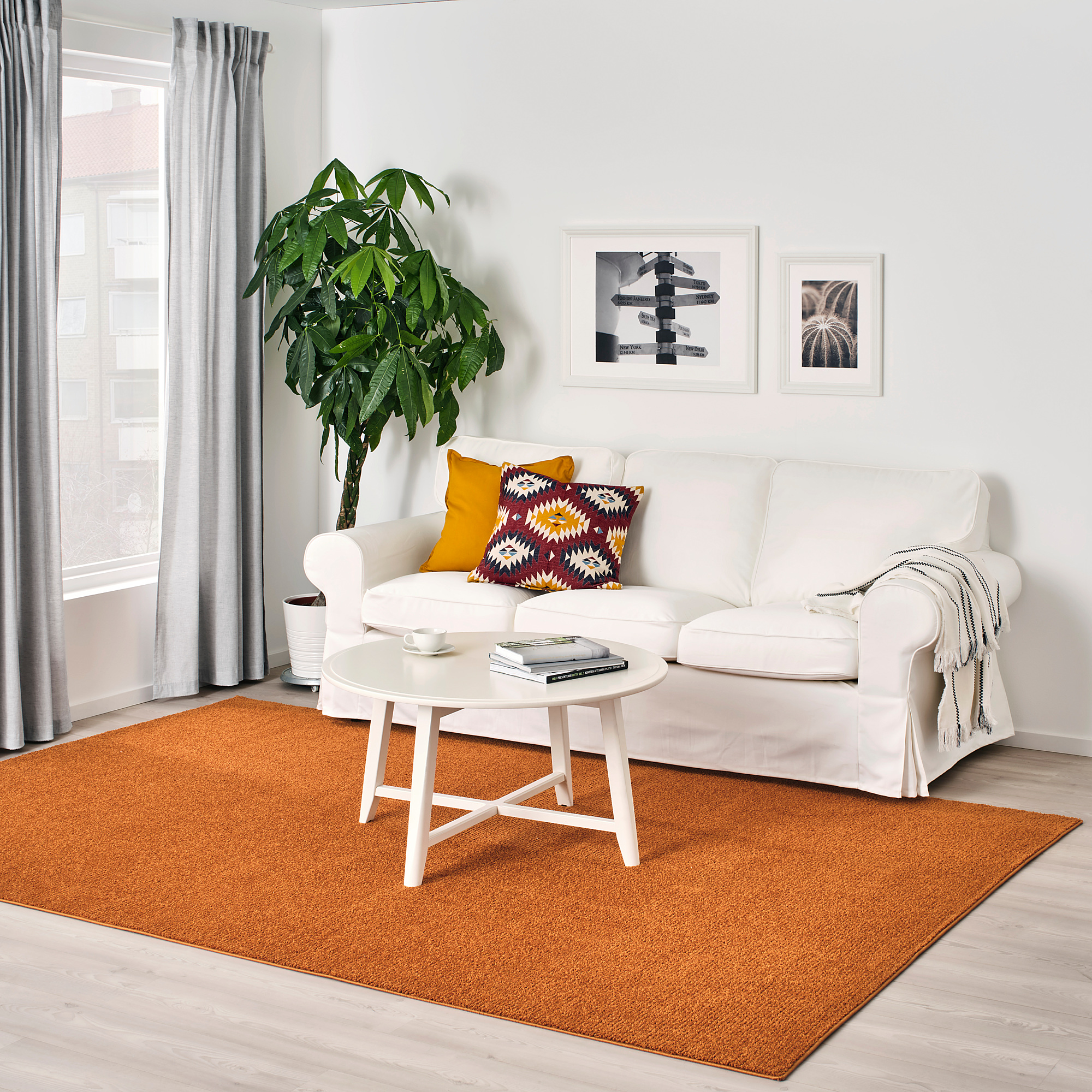 SPORUP rug, low pile brown 200x300 cm IKEA Eesti
