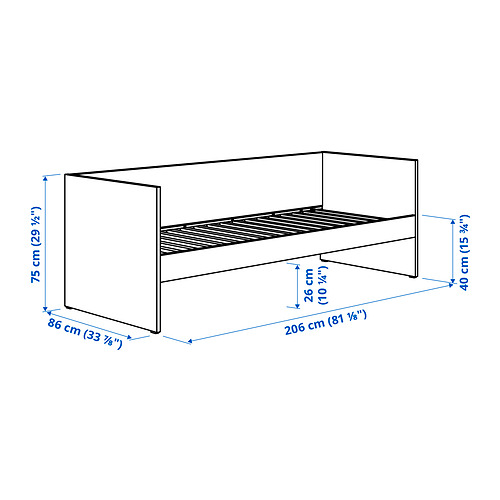 VIHALS day-bed frame