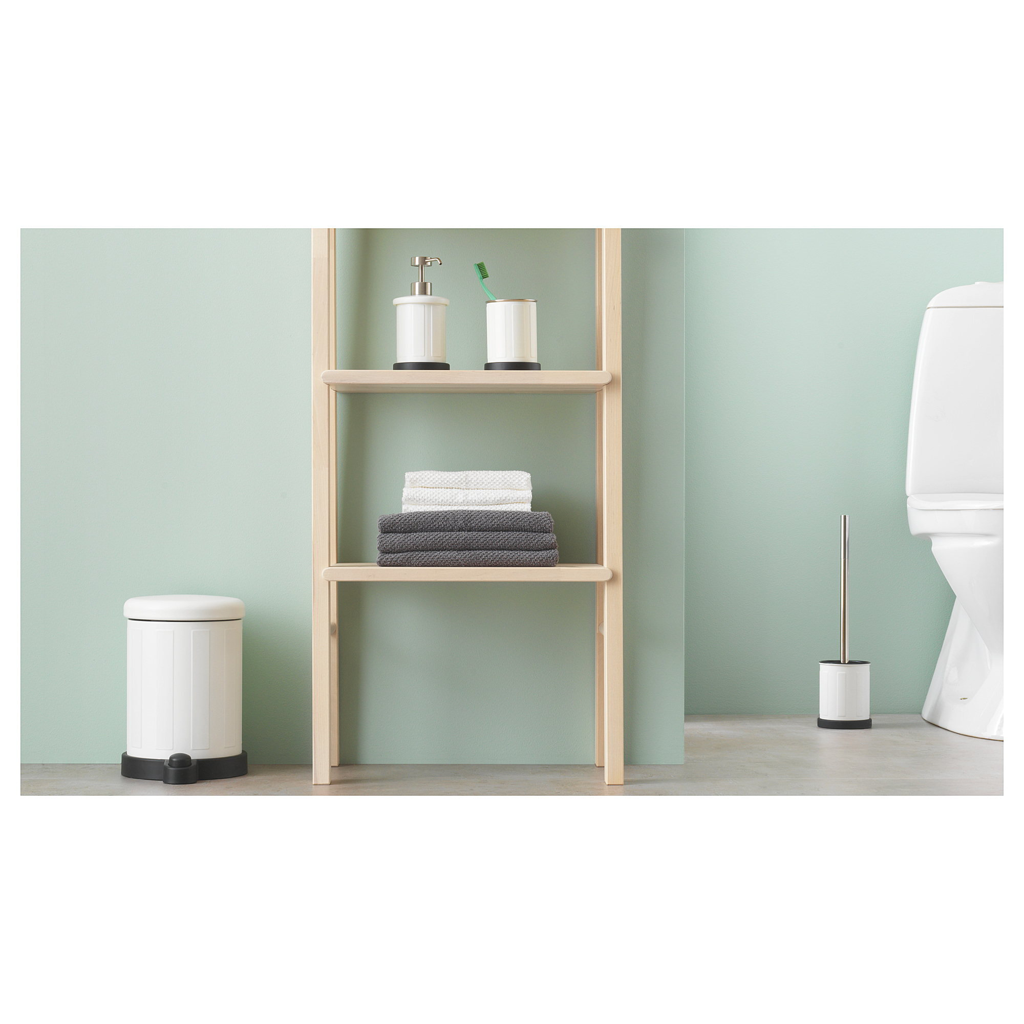 TOFTAN waste bin white 4 l IKEA Latvija