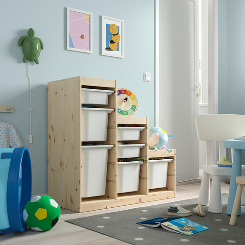 TROFAST, комбинация д/хранения+контейнеры