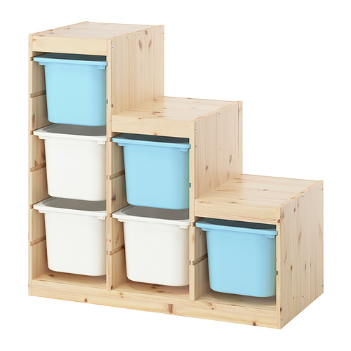 TROFAST, storage combination with boxes