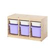 TROFAST storage combination with boxes