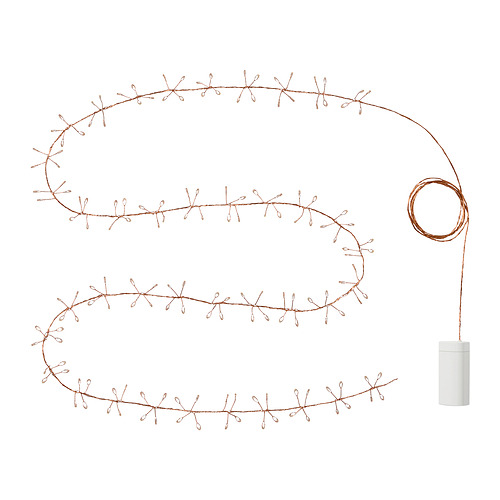STRÅLA, LED lighting chain with 160 lights